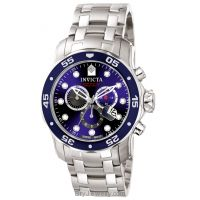 Invicta Men's 0070 Pro Diver Qtz Chronograph Blue Dial Watch